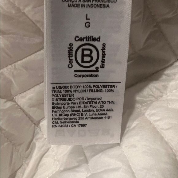 Athleta Magnolia white Cozy 3/4 snap Sherpa Size L - Picture 12 of 14